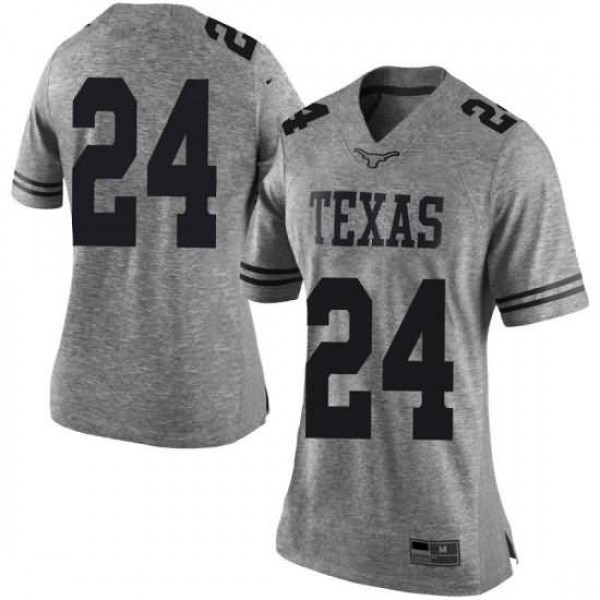 Women Texas Longhorns #24 Jarmarquis Durst Gray Limited Official Jersey